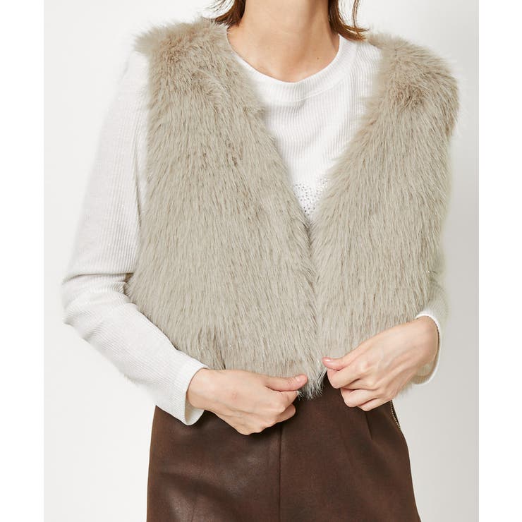 楽天市場】グレースコンチネンタル ファー（ベスト・ジレ｜トップス