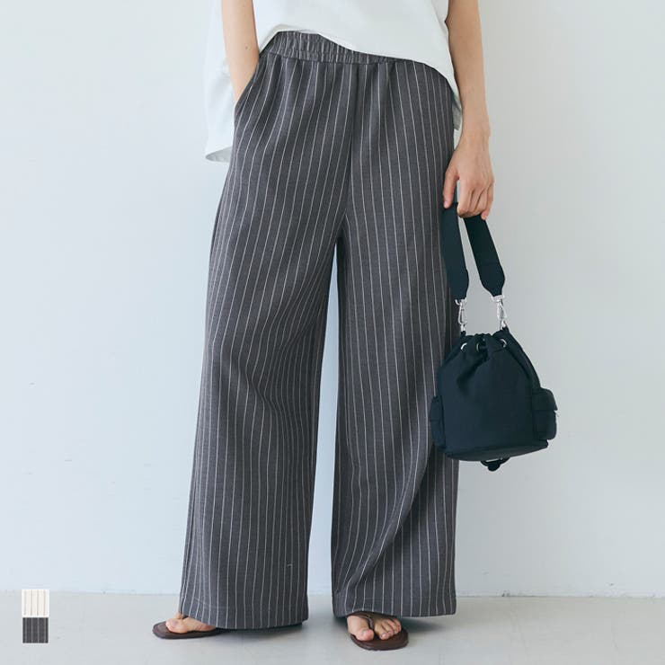 【20％OFFクーポン 9/6 23:59まで】coca スフレイージーパンツ パンツ・ズボンのサムネイル