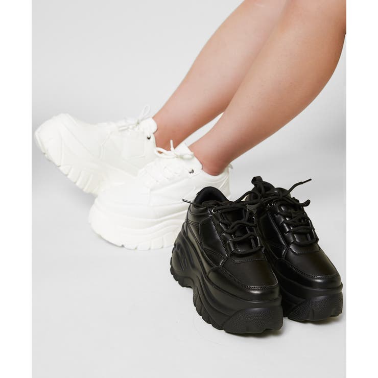 GORGE 《美脚×脚長シルエット》厚底スニーカー レディース カジュアルコーデに◎ シューズ・靴