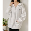【10%OFFクーポン 9/9 23:59まで】PAL GROUP OUTLET 【RAY CASSIN】ハーフZIPフードチュニック トップス