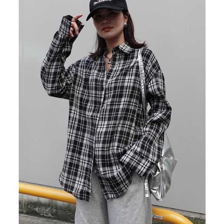 【5％OFFクーポン 9/11 1:59まで】CORNERS ネルチェックシャツ トップスのサムネイル