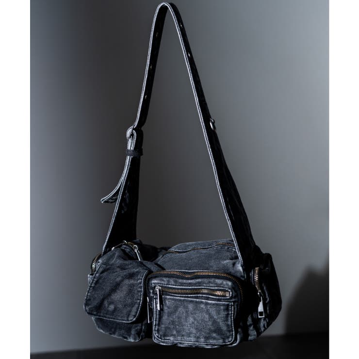 【10％OFFクーポン！11/27(木)1:59まで】DEVICE DEVICE ショルダーバッグ ボディバッグ ハンドバッグ デニム レディース メンズ ユニセックス ウォッシュ加工 軽量 小さめ おしゃれ かわいい 人気 通勤 通学 旅行 お出かけ