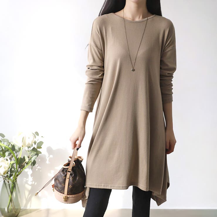 SneepDip 【17566】アシメプルオーバーチュニック トップス