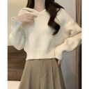 【5%OFFクーポン 9/11 1:59まで】SUNSHINE CLOSET ニットパーカーフード付き ニットセーター トップス