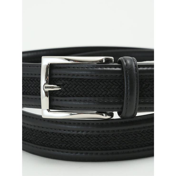 TAKA-Q MEN センター ゴムメッシュベルト 小物