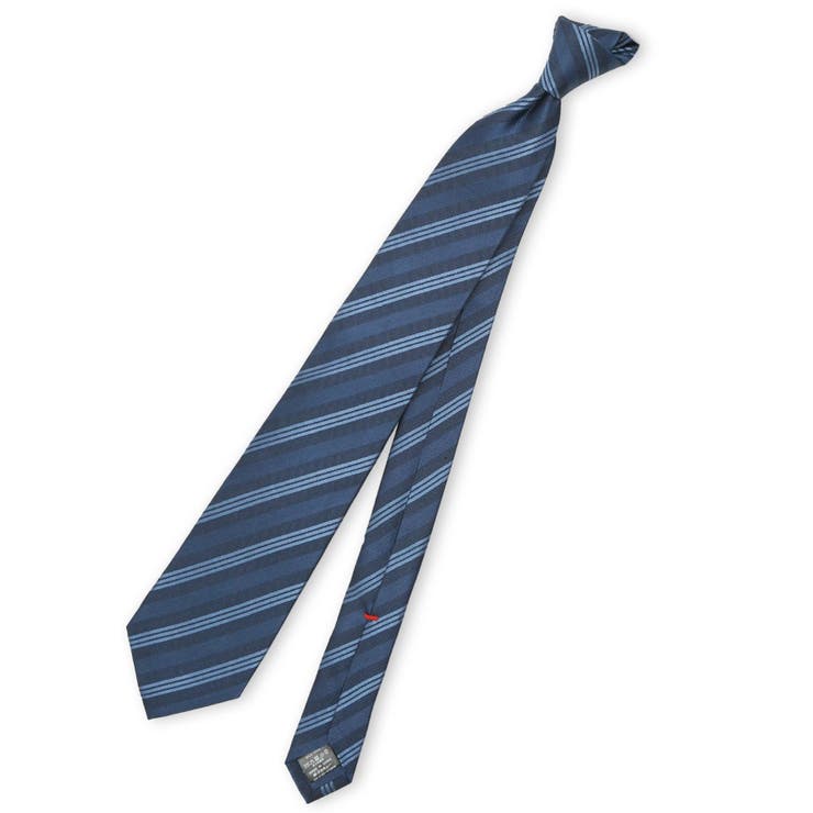 TAKA-Q MEN セッテピエゲ シルクストライプ柄 レギュラータイ 8cm幅 スーツ