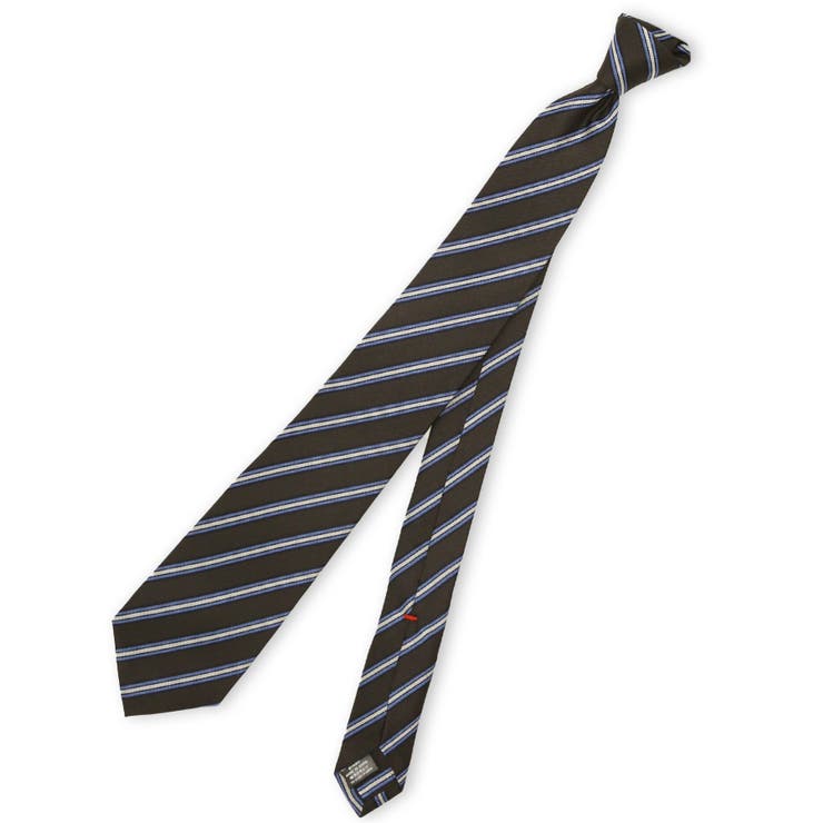 TAKA-Q MEN セッテピエゲ シルクストライプ柄 レギュラータイ 8cm幅 スーツ