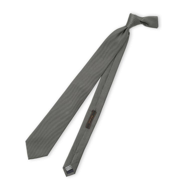 TAKA-Q MEN シルク ソリッド レギュラータイ 8.0cm幅 スーツ