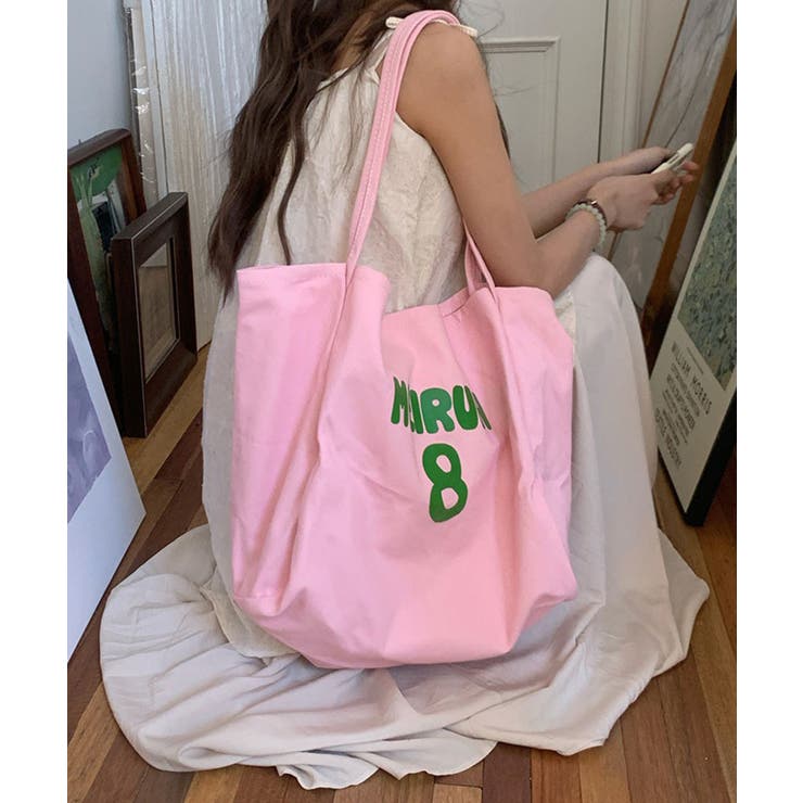 SETUP7【WOMEN】 【SETUP7】ビッグロゴトートバッグ KNF バッグ・鞄