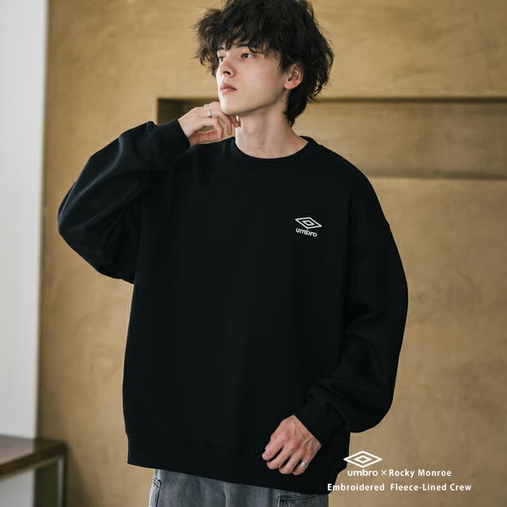 希少+美品！90s~　UMBRO　デカロゴ　ナイロンプルオーバー　黒【369】 90's UMBRO ナイロンプルオーバー - used&vintage box Hi-smile