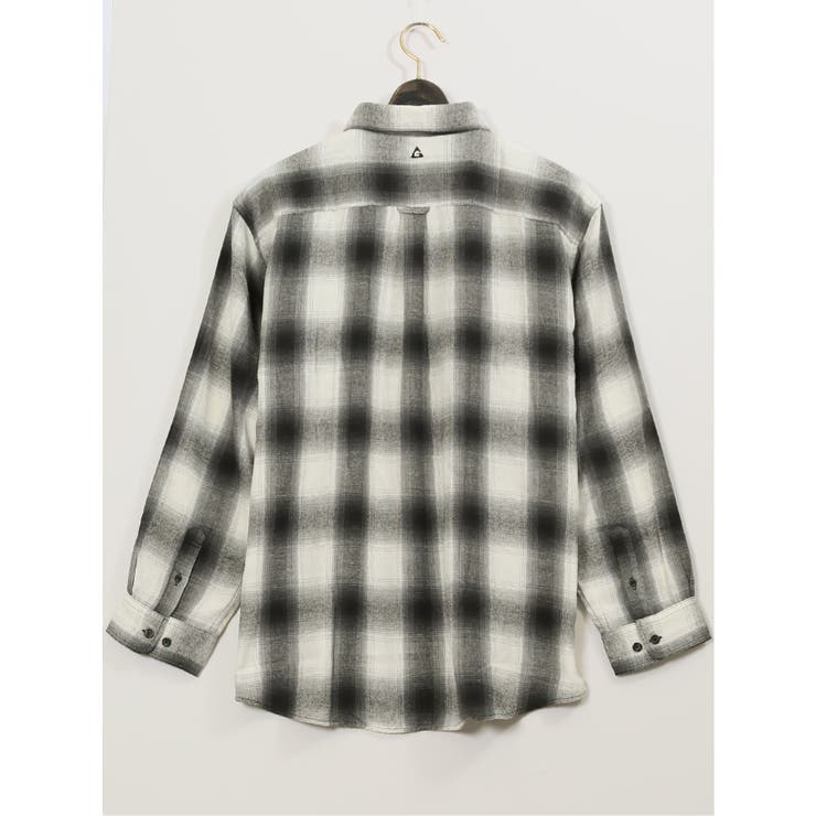 【10%OFFクーポン!11/27(木)1:59まで】TAKA-Q MEN 【大きいサイズ】ジェリー/GERRY オンブレチェック レギュラーカラー長袖シャツ ...