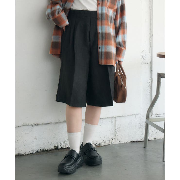 Nylon, Rayon, Polyester - 【10％OFFクーポン！5/16(土)1:59まで】RETRO GIRL キュロットパンツ パンツ・ズボン