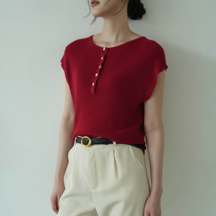 【10％OFFクーポン！11/27(木)1:59まで】maison de LATIR サマーニット モックネック 半袖サマーニット プルオーバー 韓国 オフィスカジュアル結婚式 フォーマル オフィス 秋 韓国ファッション トップス