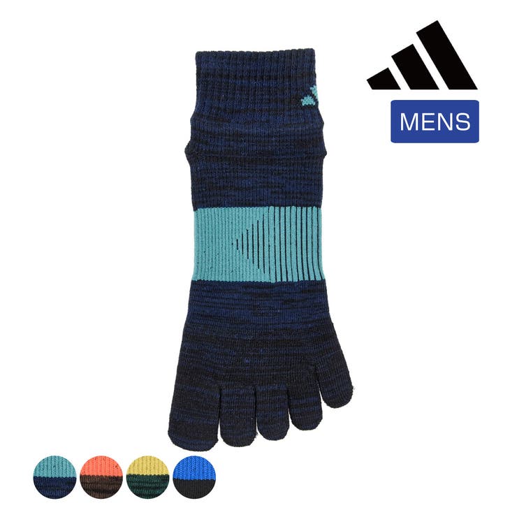 【10%OFFクーポン!11/27(木)1:59まで】福助オンラインストア adidas(アディダス) 靴下 無地 ロゴ ライン ショート丈 5本指 足底滑り止...