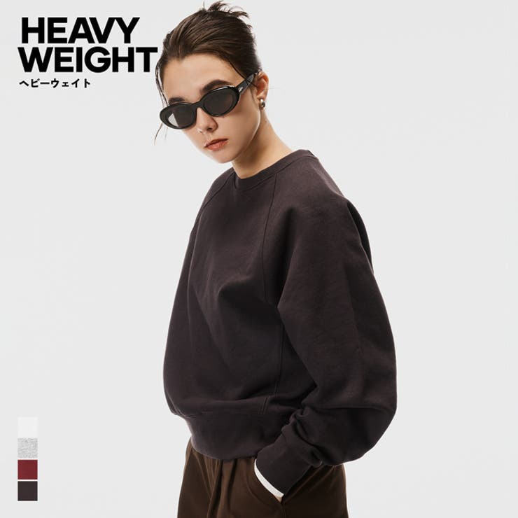 coca ヘビーウェイト裏毛ラグランスリーブスウェット レディース トップスのサムネイル