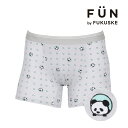 福助オンラインストア 福助 【fukuske FUN(フクスケファン)】 ボクサーブリーフ ドット パンダ柄 ショートボクサーブリーフ ベア天竺(453P904...