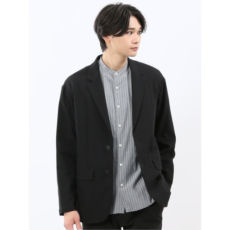 【10%OFFクーポン!11/27(木)1:59まで】TAKA-Q MEN circle motion adapt 2ボタンジャケット(セットアップ可能) アウ...