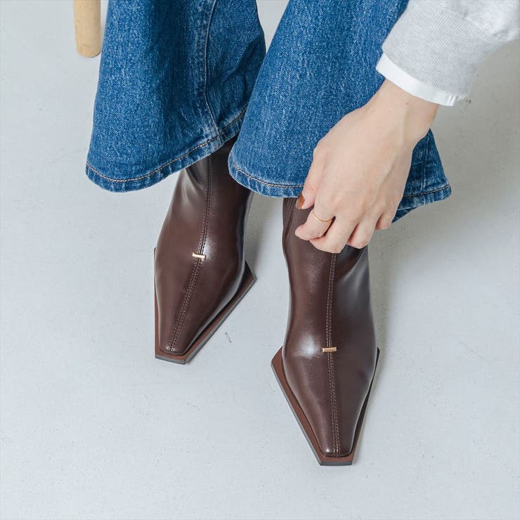 EVOL 【S-LLサイズ展開・柔らかい】ストレッチ6cmショートブーツ シューズ・靴