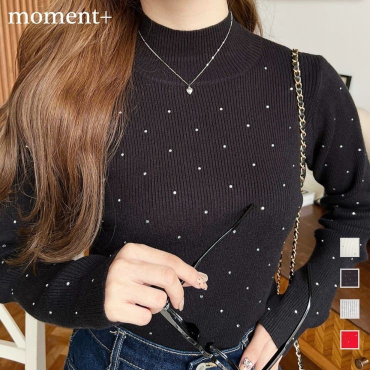 VERSACE ラインストーン付きトップス　サマーニット VERSACE ラインストーン付きトップス サマーニット