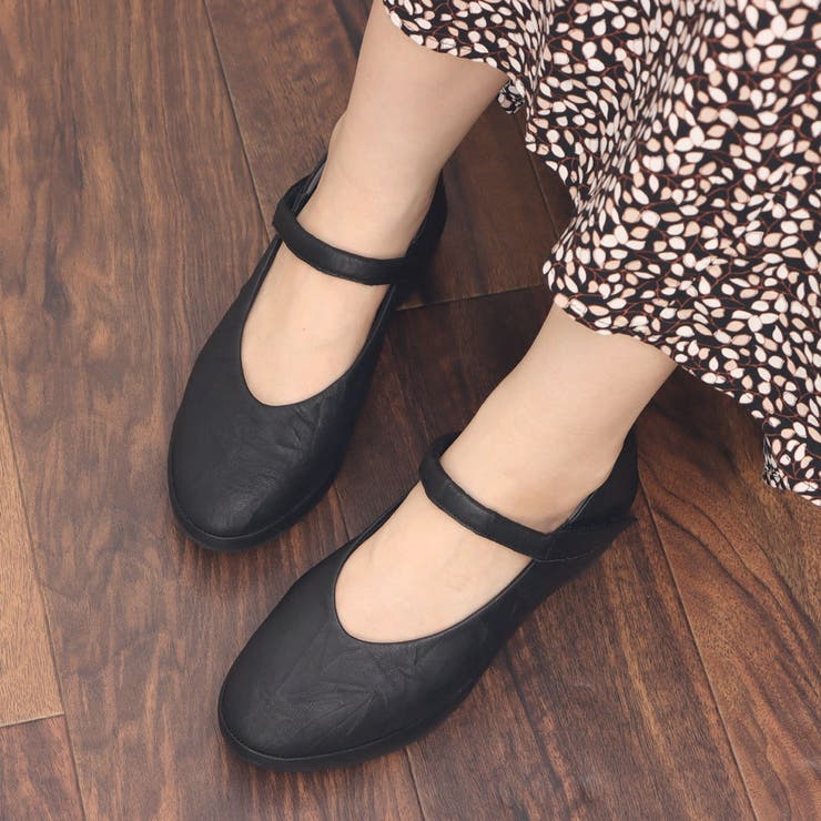 【10％OFFクーポン！11/27(木)1:59まで】Mode et Jacomo×ing プラットフォームストラップパンプス シューズ・靴