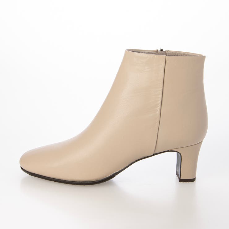 【10％OFFクーポン！11/27(木)1:59まで】Mode et Jacomo×ing ラウンドスクエアトゥショートブーツ シューズ・靴