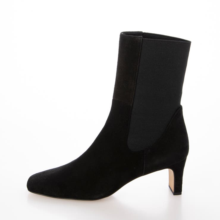 【10％OFFクーポン！1/29(木)1:59まで】Mode et Jacomo×ing スクエアトゥサイドゴアブーツ シューズ・靴