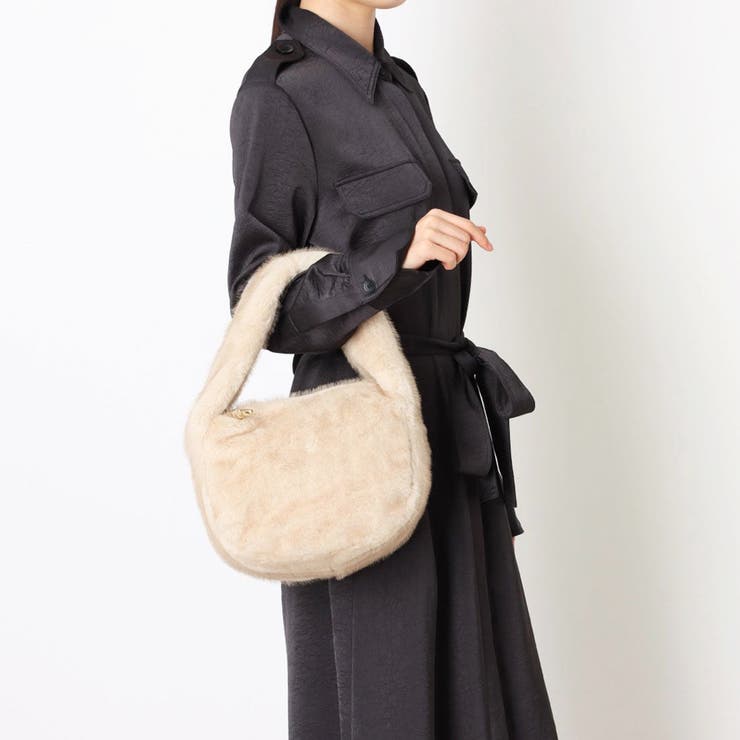 UNBILLION カシュカシュ cachecache / エコファーワンハンドルシンプルトート バッグ・鞄