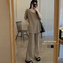 Miniministore セットアップ レディース 夏服体型カバー パンツ・ズボン