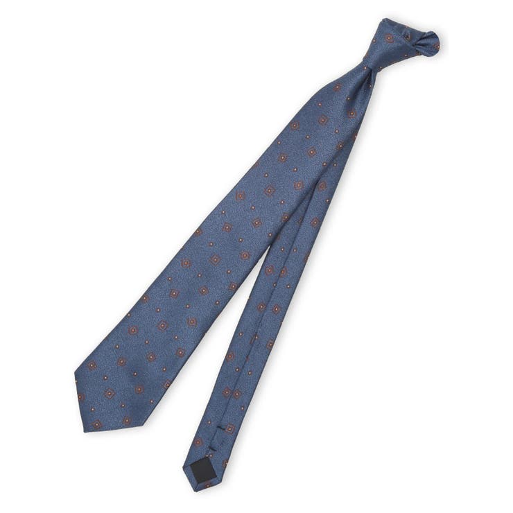 TAKA-Q MEN ウォッシャブル 小紋柄 レギュラータイ 8.0cm幅 スーツ