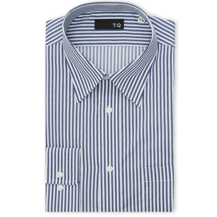 【10％OFFクーポン！2/10(火)1:59まで】TAKA-Q MEN スパーノストレッチ NEWスタンダードフィット レギュラーカラー長袖ニットシャツ スーツ