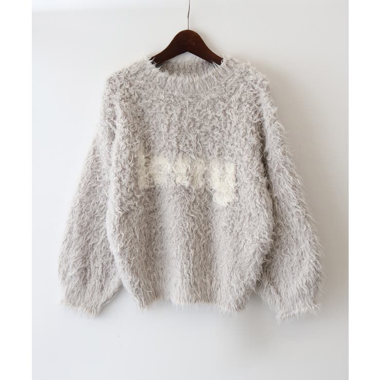 SpRay プードルロゴニット トップス