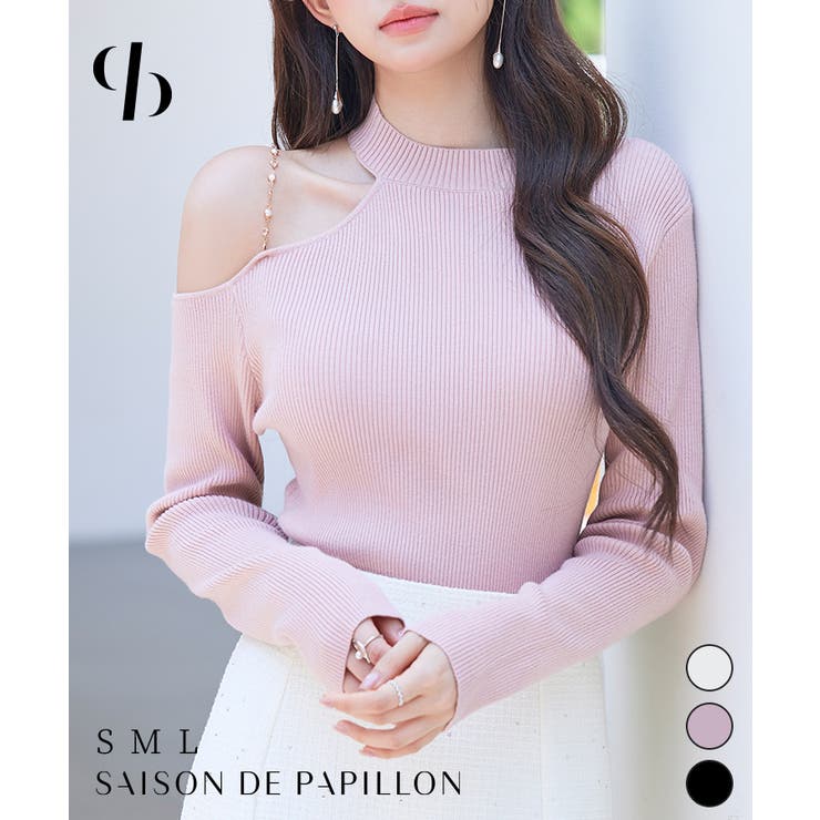 SAISON DE PAPILLON ���֥꡼�����ͥå����˥åȥȥå֥� �ȥåץ�