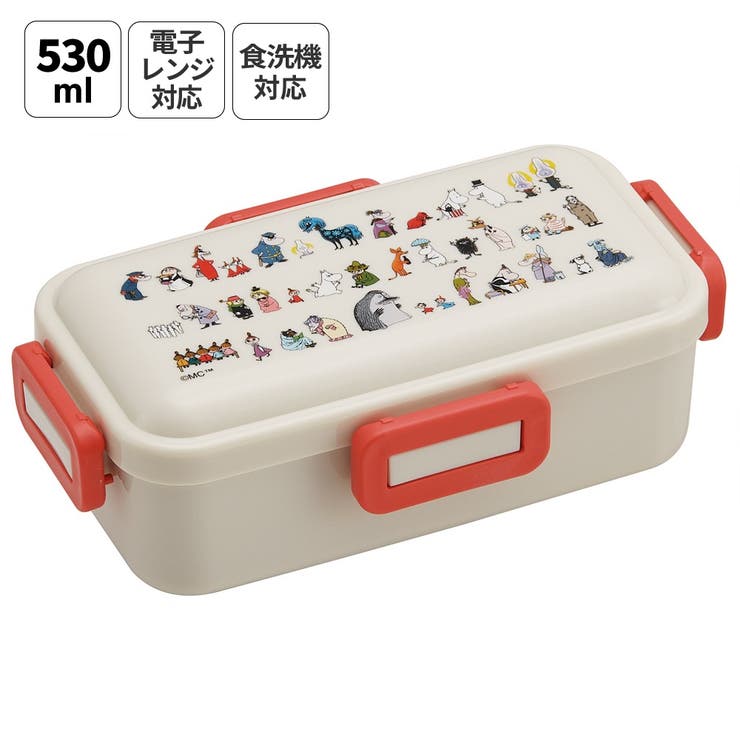Skater スケーター 弁当箱 530ml 大人 一段 仕切り 食洗機 レンジ 対応 日本製 ランチボックス skater PFLB6 ムーミン 80 Moomin リトル ミイ 女性 レディース【レ