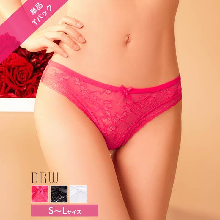 Dazzy オールレースシアーTバックショーツ単品 インナー・下着