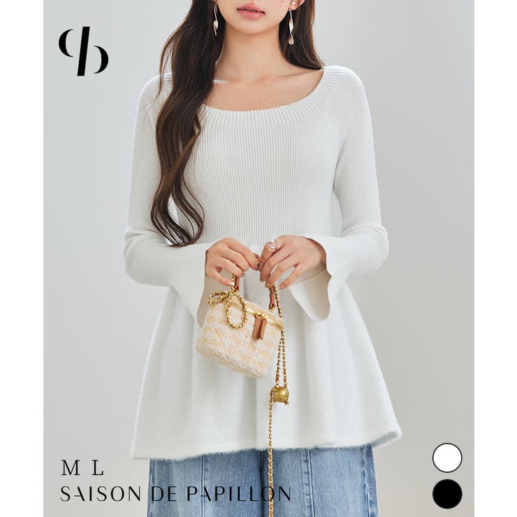 SAISON DE PAPILLON ���ݥ�ǥ��å��� �ܥ�塼�� �ڥץ��˥å� �ȥåץ�