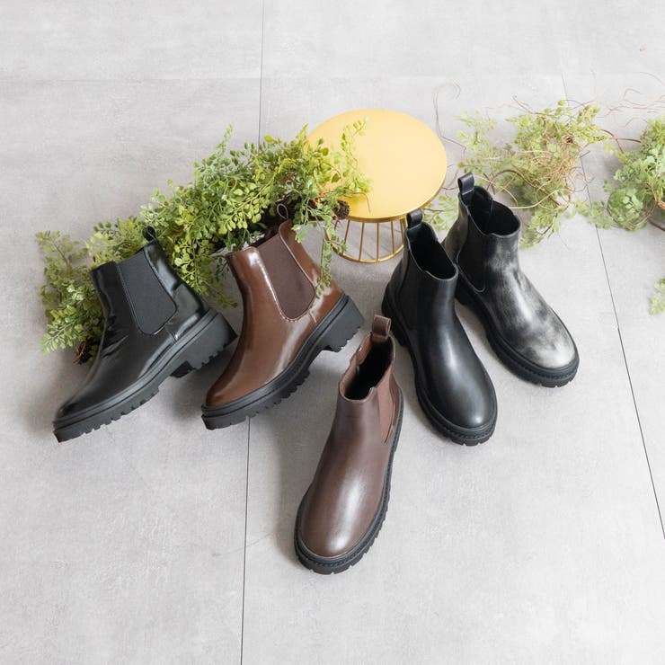 FABBY FABBY. サイドゴアブーツ シューズ・靴