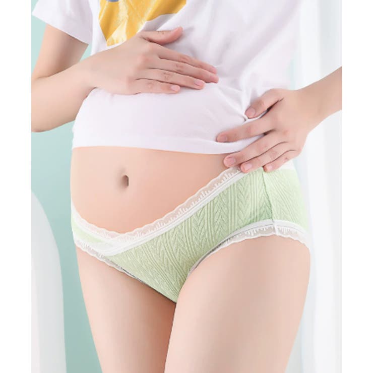 【10％OFFクーポン！12/11(木)1:59まで】SUNSHINE CLOSET レース付き マタニティ ショーツ 妊婦用 インナー・下着