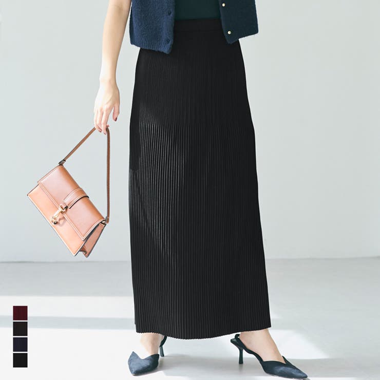 coca 【新色追加！】ランダムリブロングIラインスカート スカートのサムネイル