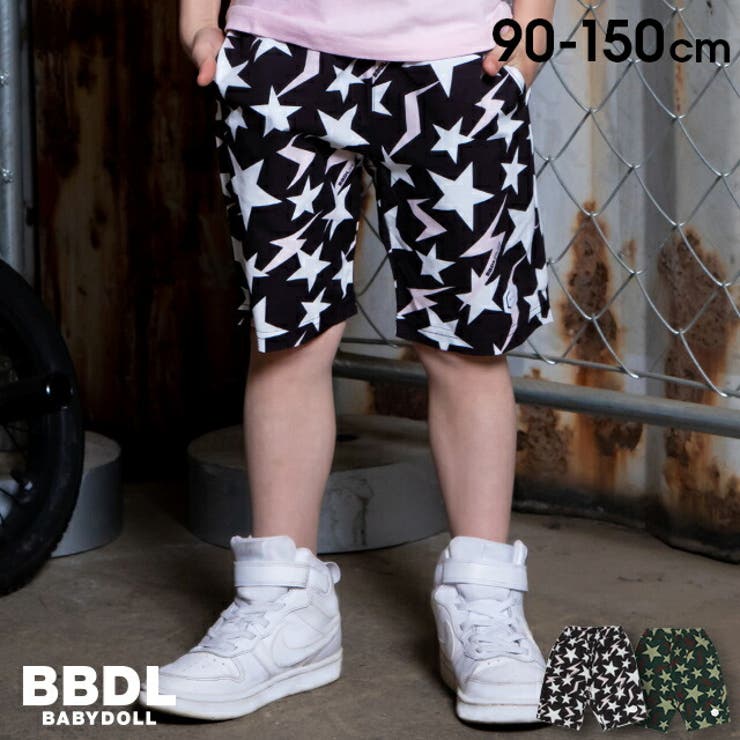 【10％OFFクーポン！2/10(火)1:59まで】BABYDOLL BBDL カモフラージュハーフパンツ 3940K (トップス別売) パンツ・ズボン