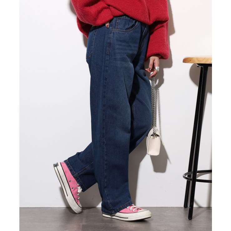 atONE デニムカーヴィーパンツ パンツ・ズボン