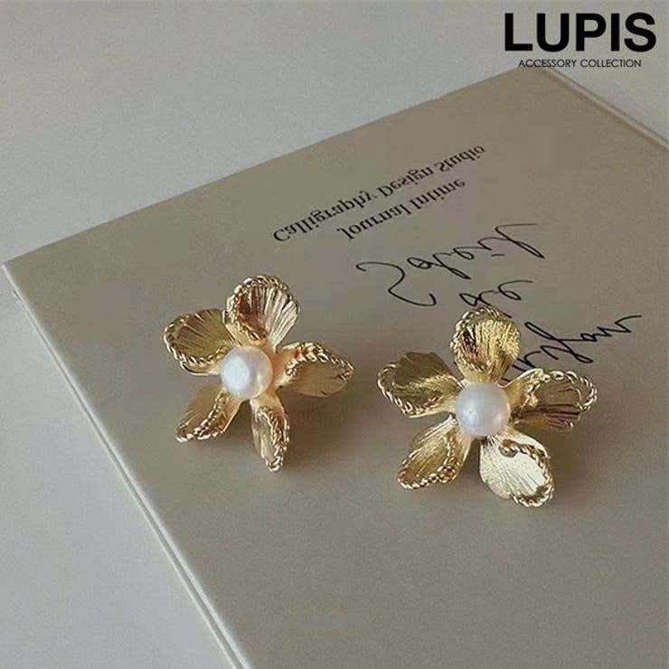 【10％OFFクーポン！2/10(火)1:59まで】LUPIS 【S925ポスト】リュクスフラワーピアス アクセサリー