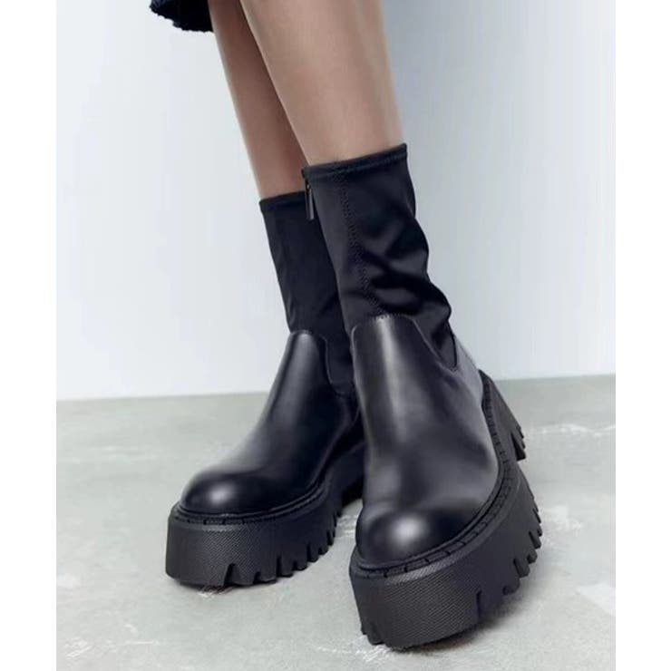 【10％OFFクーポン！11/27(木)1:59まで】Ulysses 4cmショートブーツ シューズ・靴