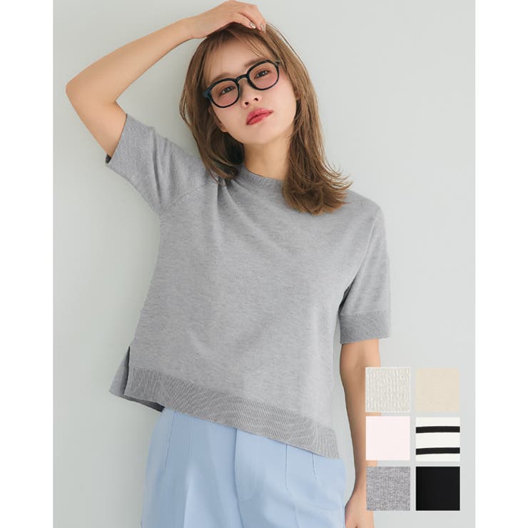 【20％OFFクーポン！9/30(火)23:59まで】coca サマーニットトップス トップスのサムネイル