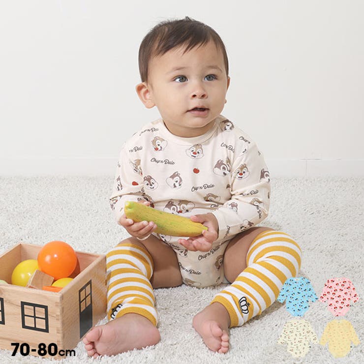 【10%OFFクーポン!11/27(木)1:59まで】BABYDOLL ディズニー 総柄ボディスーツ 7879B ベビー