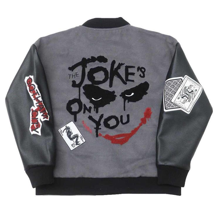 cinemacollection ジョーカー アウター レディース スタジャン ダークナイト L DCコミック 丸眞 プレゼ..