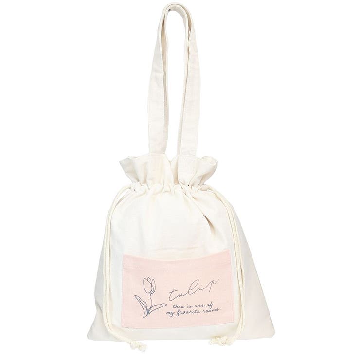 cinemacollection 巾着バッグ 巾着トートバッグ チューリップ ミントイン プレゼント かわいい グッズ バッグ・鞄