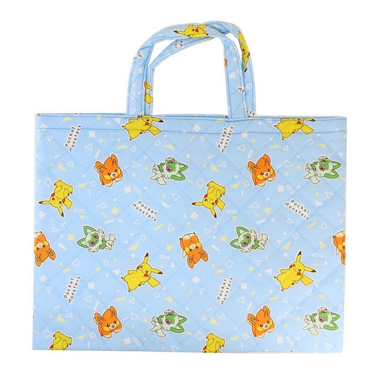 cinemacollection ポケットモンスター レッスンバッグ キルトレッスンバッグ サックス ポケモン マルヨシ 新入園 新入学 キャラクター グッズ バッグ・鞄