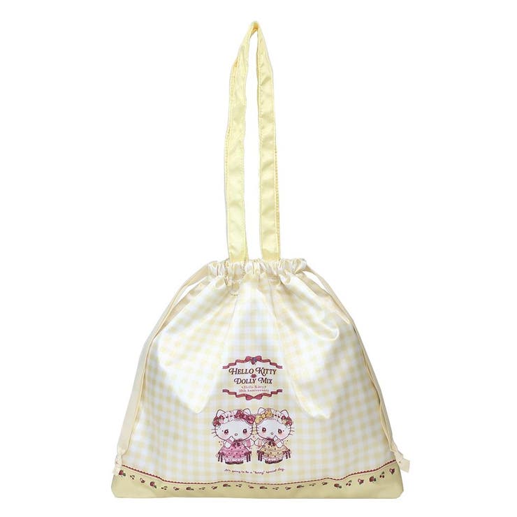 【10％OFFクーポン！11/27(木)1:59まで】cinemacollection ハローキティxDOLLY MIX トートバッグ 巾着トートバッグ YE サンリオ マリモクラフト きんちゃくバッグ キャラクター グッズ バッグ・鞄