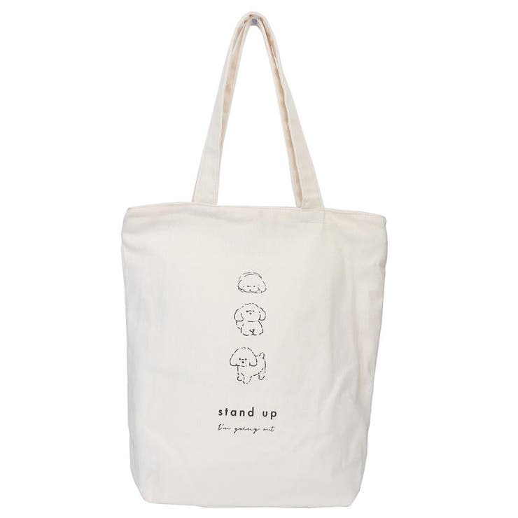 【10％OFFクーポン！11/27(木)1:59まで】cinemacollection トートバッグ ファスナー付きキャンバストート stand up ミントイン 手提げかばん かわいい グッズ バッグ・鞄