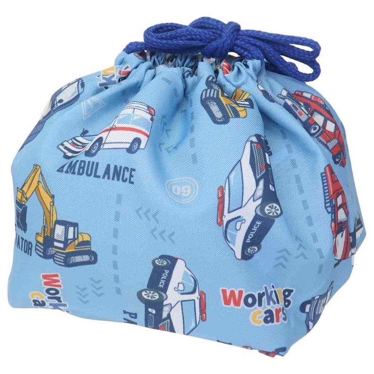 【10％OFFクーポン！2/10(火)1:59まで】cinemacollection お弁当きんちゃく マチ付きランチバッグ くるま 新入学 ニシオ 新学期準備雑貨 ランチ巾着 グッズ バッグ・鞄